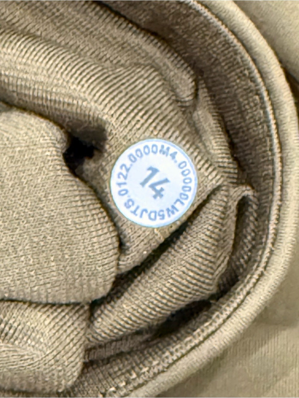 Lululemon InStill High-Rise Bronze Green Leggings Size 14 NWOT - Picture 7 of 7